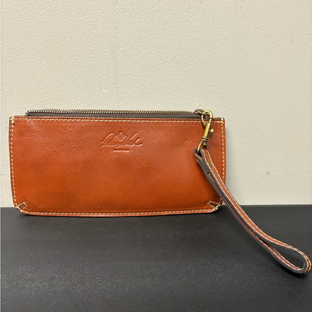 Patricia Nash leather wristlet